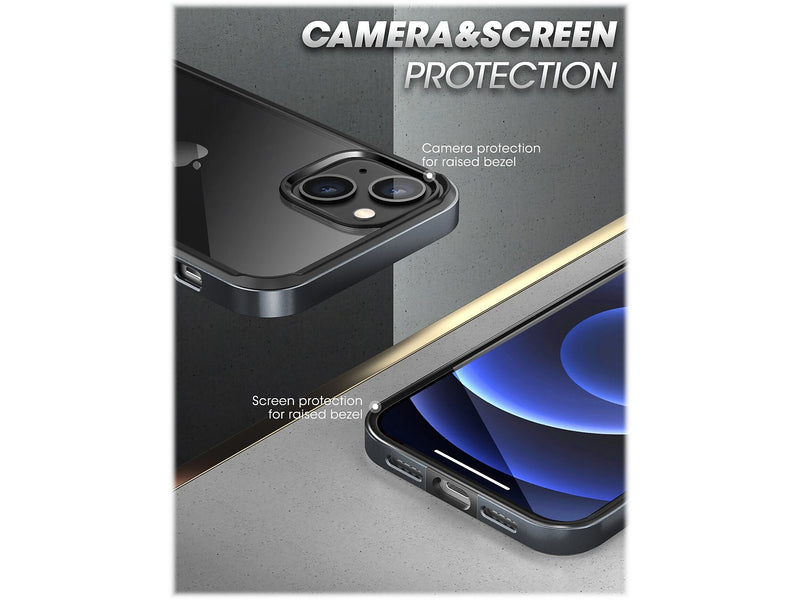 SUPCASE Unicorn Beetle Black Edge Clear Bumper Case for iPhone 13 (SUP-iPhone2021-6.1-Edge-Black)