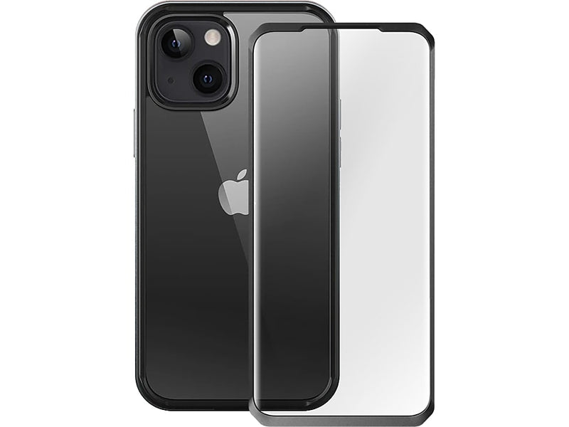 SUPCASE Unicorn Beetle Black Edge with Screen Protector Clear Case for iPhone 13 (SUP-iPhone2021-6.1-EdgePro-SP-Black)
