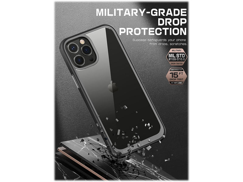 SUPCASE Unicorn Beetle Black Slim Case for iPhone 13 Pro (SUP-iPhone2021Pro-6.1-UBStyle-Black)