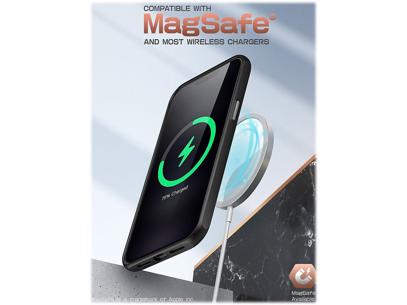 SUPCASE Unicorn Beetle Black Slim Case for iPhone 13 Pro (SUP-iPhone2021Pro-6.1-UBStyle-Black)