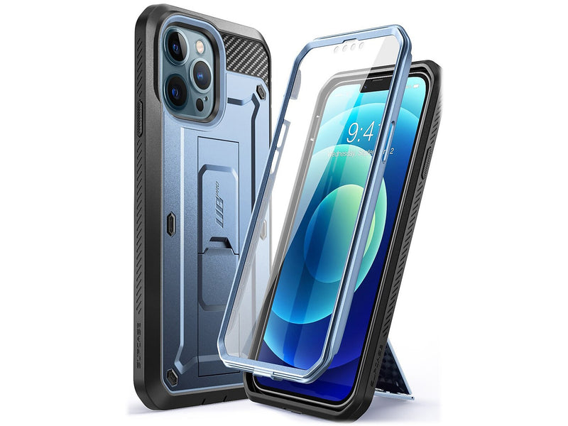SUPCASE Unicorn Beetle Pro Metallic Blue Rugged Case for iPhone 13 Pro (SUP-iPhone2021Pro-6.1-UBPro-SP-Cerulean)