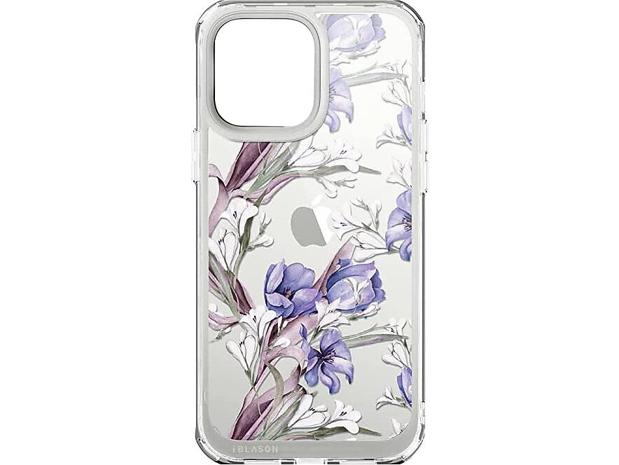 i-Blason Halo Bouquet Purple Snap Case for iPhone 13 Pro Max (iPhone2021-6.7-Halo-N)
