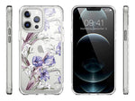 i-Blason Halo Bouquet Purple Snap Case for iPhone 13 Pro Max (iPhone2021-6.7-Halo-N)