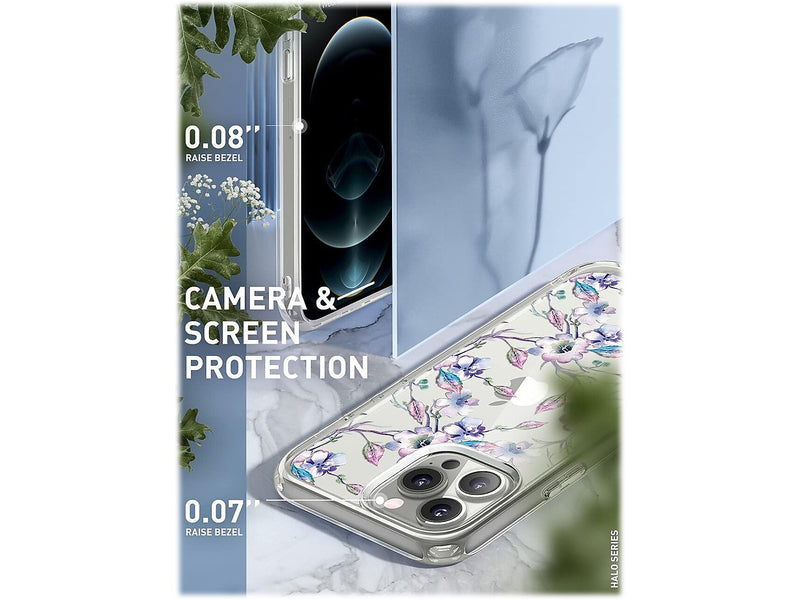 i-Blason Halo Bouquet Purple Snap Case for iPhone 13 Pro Max (iPhone2021-6.7-Halo-N)