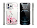 i-Blason Halo Butterfly Pink Snap Case for iPhone 13 Pro Max (iPhone2021-6.7-Halo-E)