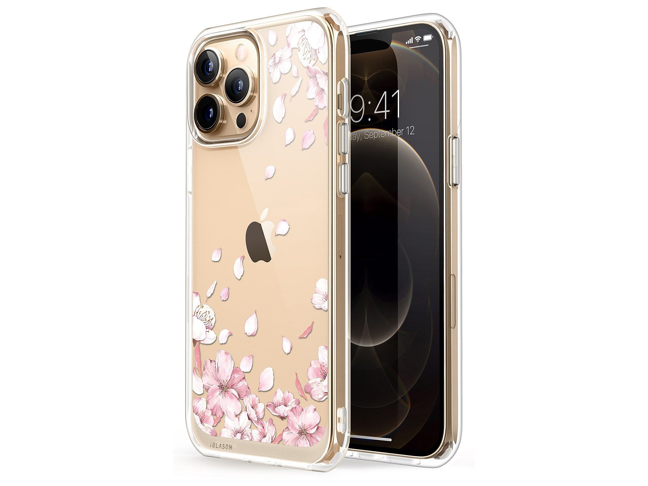 i-Blason Halo Cherry Blossom snap Case for iPhone 13 Pro Max (iPhone2021-6.7-Halo-J)