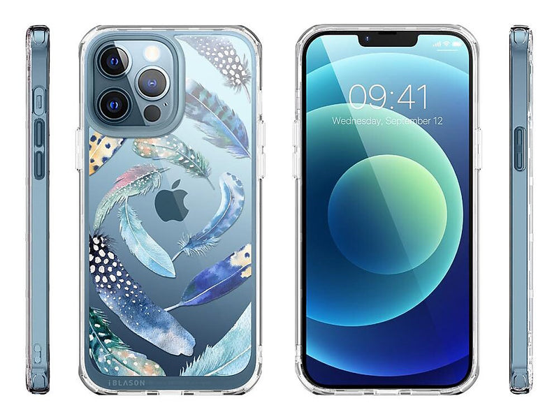 i-Blason Halo Feather Swirl Snap Case for iPhone 13 Pro Max (iPhone2021-6.7-Halo-C)
