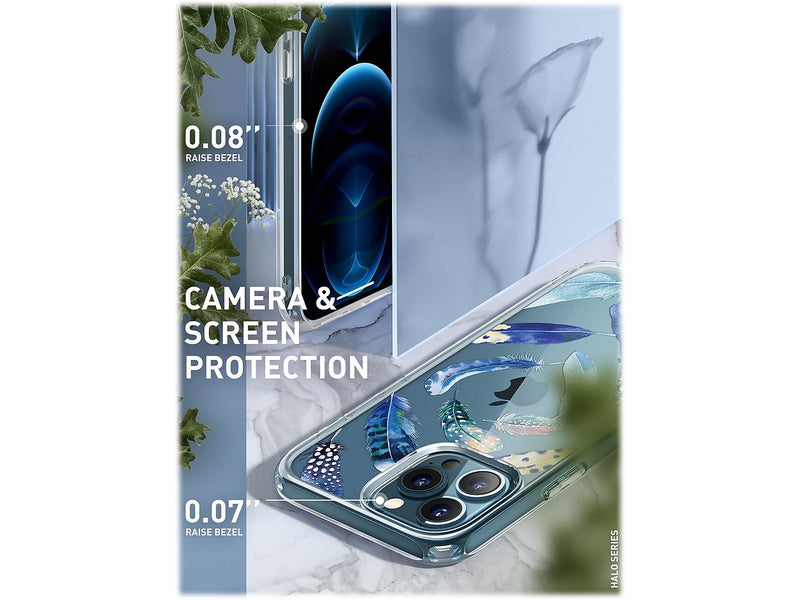 i-Blason Halo Feather Swirl Snap Case for iPhone 13 Pro Max (iPhone2021-6.7-Halo-C)