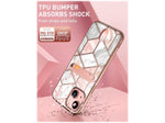 i-Blason Marble Pink Wallet Case for iPhone 13 (iPhone2021-6.1-CosCard-Marble)