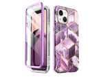 i-Blason Cosmo Marble Purple Snap Case for iPhone 13 (iPhone2021-6.1-Cosmo-SP-Ameth)