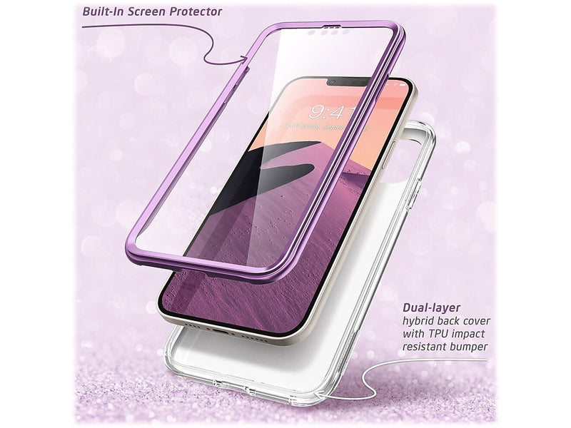 i-Blason Cosmo Marble Purple Snap Case for iPhone 13 (iPhone2021-6.1-Cosmo-SP-Ameth)