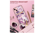 i-Blason Cosmo Marble Purple Wallet Case for iPhone 13 (iPhone2021-6.1-CosCard-Ameth)