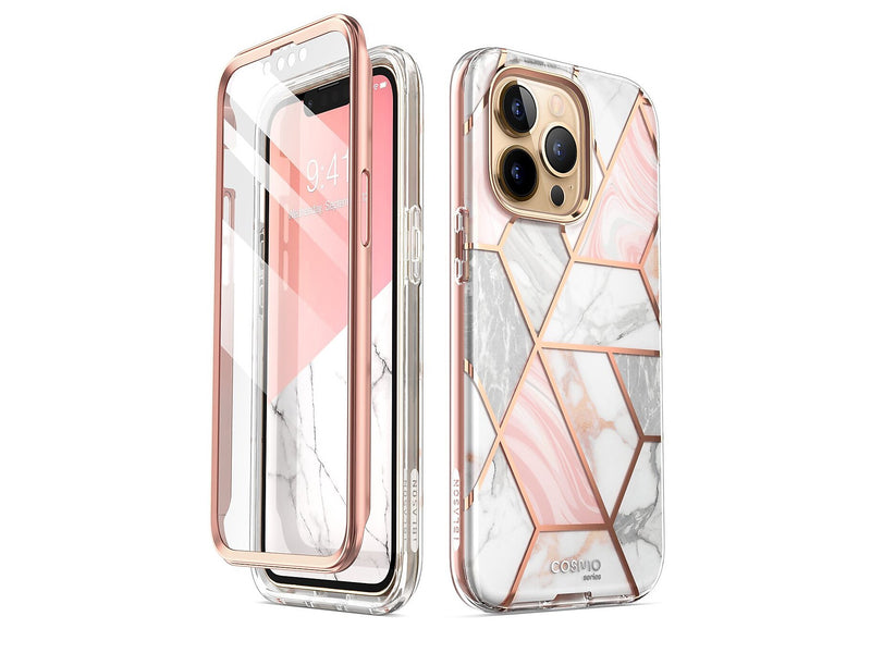 i-Blason Cosmo Marble Pink Snap Case for iPhone 13 Pro (iPhone2021Pro-6.1-Cosmo-SP-Marble)