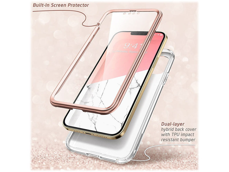 i-Blason Cosmo Marble Pink Snap Case for iPhone 13 Pro (iPhone2021Pro-6.1-Cosmo-SP-Marble)