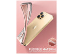 i-Blason Marble Pink Wallet Case for iPhone 13 Pro (iPhone2021Pro-6.1-CosCard-Marble)