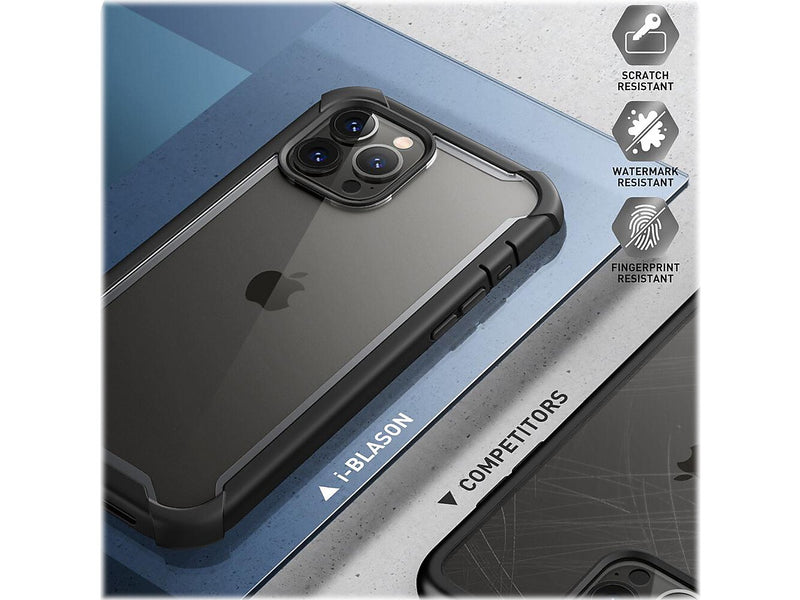 i-Blason Ares Black Snap Case for iPhone 13 Pro (iPhone2021Pro-6.1-Ares-SP-Black)