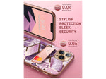 i-Blason Cosmo Marble Purple Wallet Case for iPhone 13 Pro Max (iPhone2021-6.7-CosCard-Ameth)