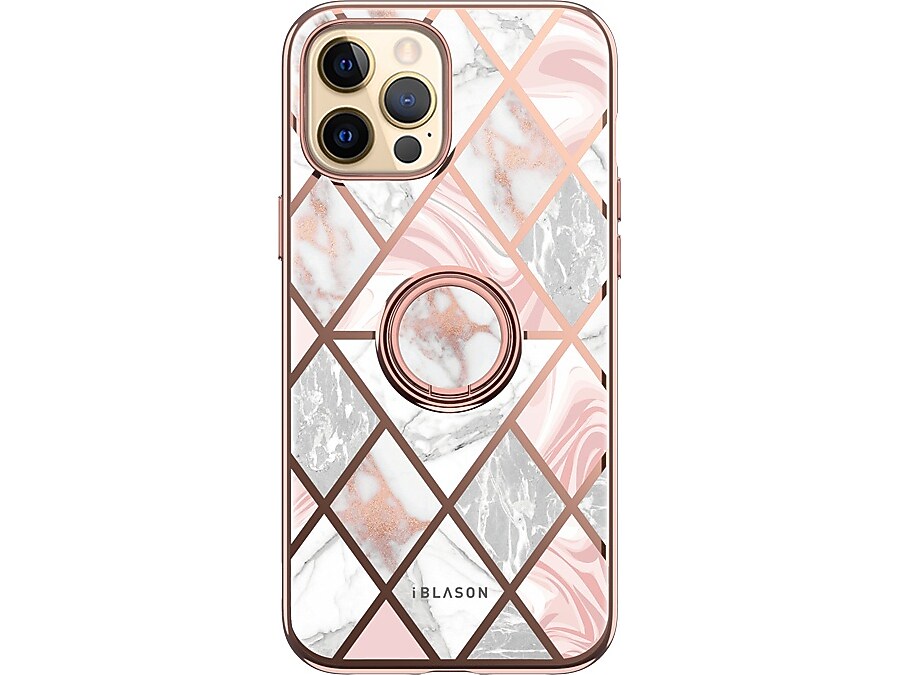 i-Blason Cosmo Marble Pink Snap Case for iPhone 13 Pro Max (iPhone2021-6.7-CosSnap-Marble)