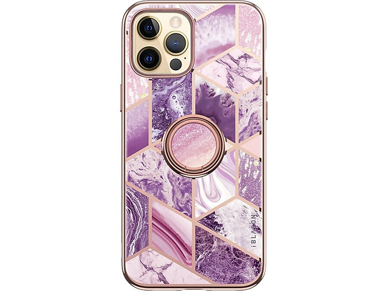 i-Blason Cosmo Marble Purple Snap Case for iPhone 13 Pro Max (iPhone2021-6.7-CosSnap-Ameth)