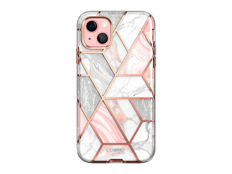 i-Blason Cosmo Marble Pink Snap Case for iPhone 13 (iPhone2021-6.1-Cosmo-SP-Marble)