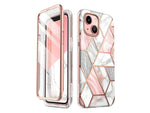 i-Blason Cosmo Marble Pink Snap Case for iPhone 13 (iPhone2021-6.1-Cosmo-SP-Marble)