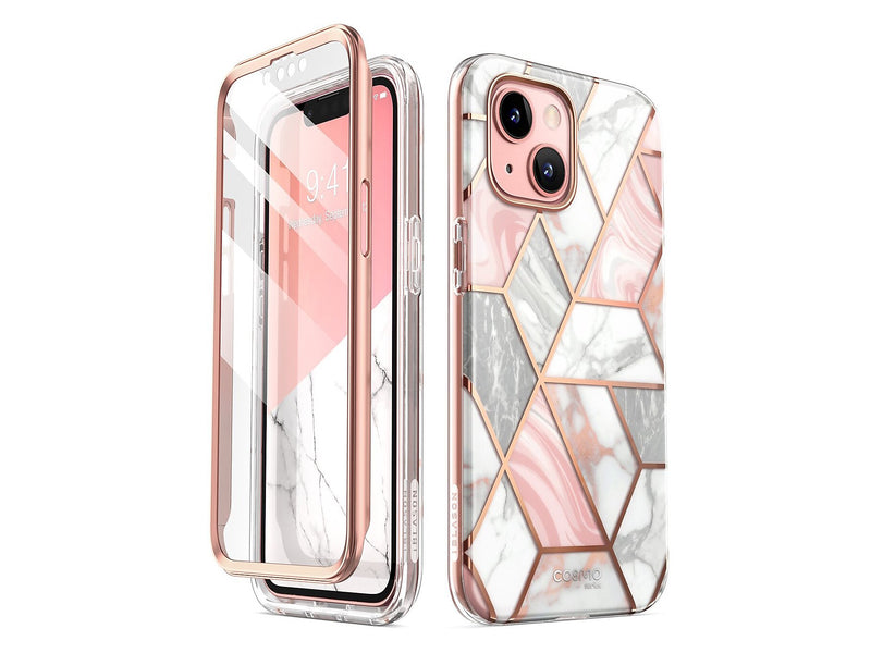i-Blason Cosmo Marble Pink Snap Case for iPhone 13 (iPhone2021-6.1-Cosmo-SP-Marble)