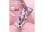 i-Blason Marble Cosmo Purple Snap Case for iPhone 13 (iPhone2021-6.1-CosSnap-Ameth)