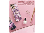 i-Blason Cosmo Marble Purple Snap Case for iPhone 13 Pro (iPhone2021Pro-6.1-CosSnap-Ameth)