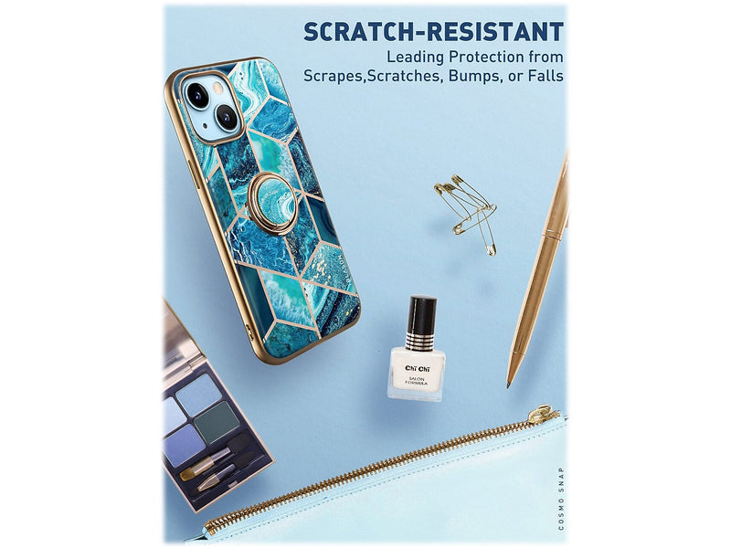 i-Blason Cosmo Ocean Blue Snap Case for iPhone 13 (iPhone2021-6.1-CosSnap-Ocean)