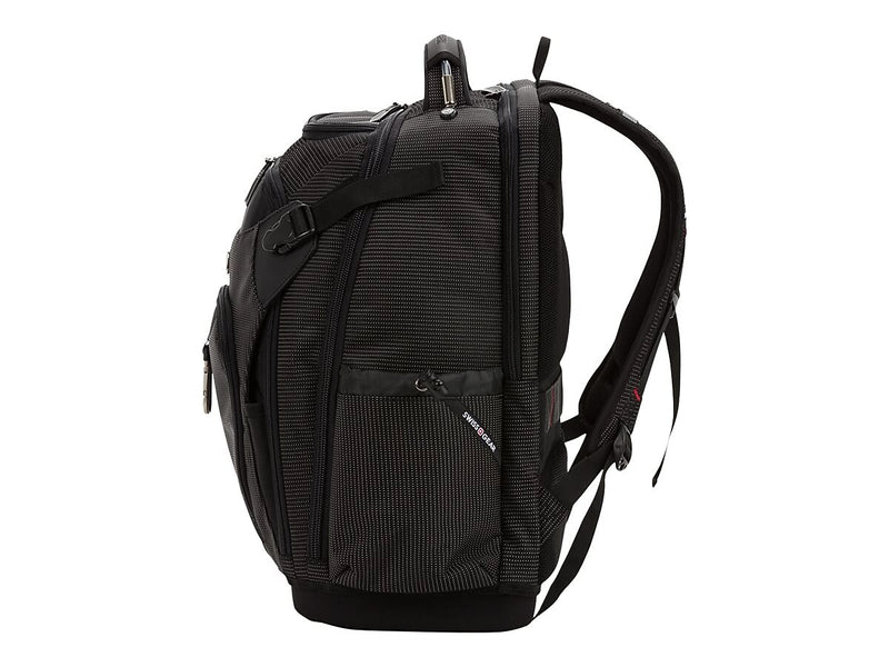 SwissGear USB Work Pack Pro Tool Laptop Backpack, Black with White Dots Plastic (3636200472)
