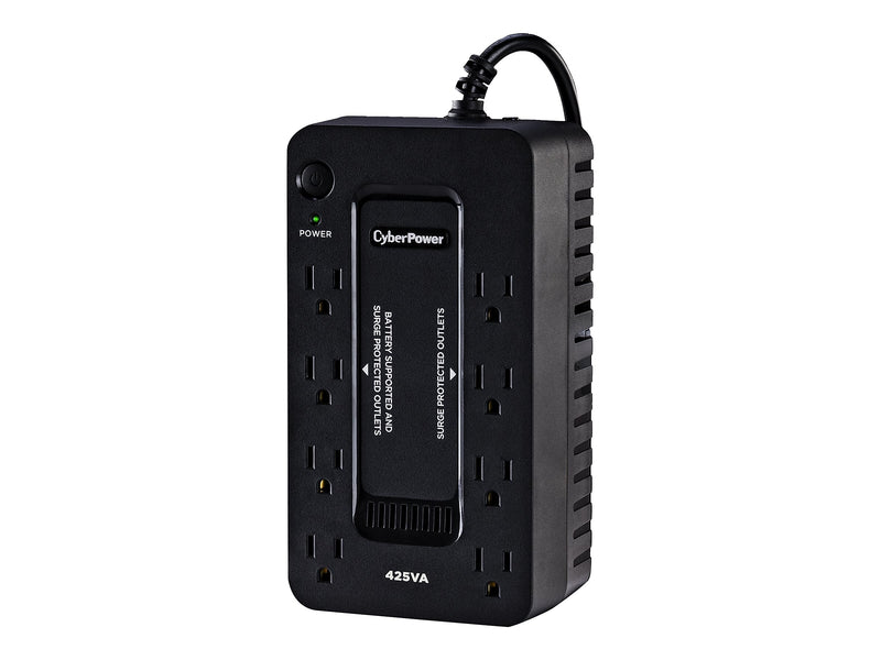 CyberPower Standby Series 425VA 8-Outlet UPS, Black (ST425)