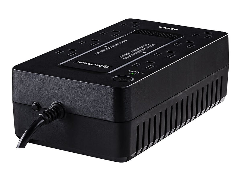 CyberPower Standby Series 425VA 8-Outlet UPS, Black (ST425)