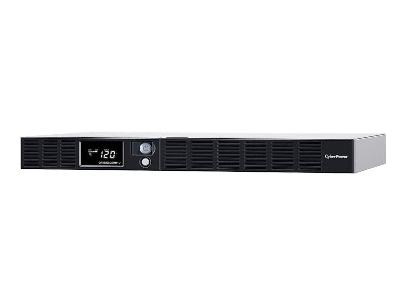 CyberPower Smart App LCD UPS Series 1500VA 1U, 6-Outlet, Black (OR1500LCDRM1U)