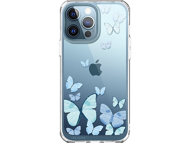 i-Blason Halo Butterfly Blue Snap Case for iPhone 13 Pro Max (iPhone2021-6.7-Halo-F)