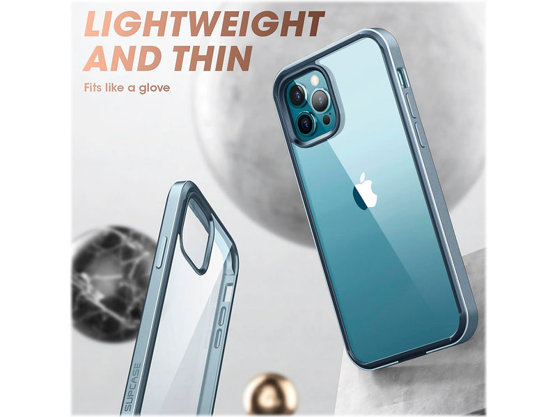 SUPCASE Unicorn Beetle Blue Snap Case with Screen Protector for iPhone 13 Pro (SUP-iPhone2021Pro-6.1-EdgePro-SP-Cerulean)