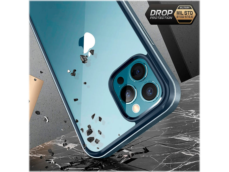 SUPCASE Unicorn Beetle Blue Snap Case with Screen Protector for iPhone 13 Pro (SUP-iPhone2021Pro-6.1-EdgePro-SP-Cerulean)