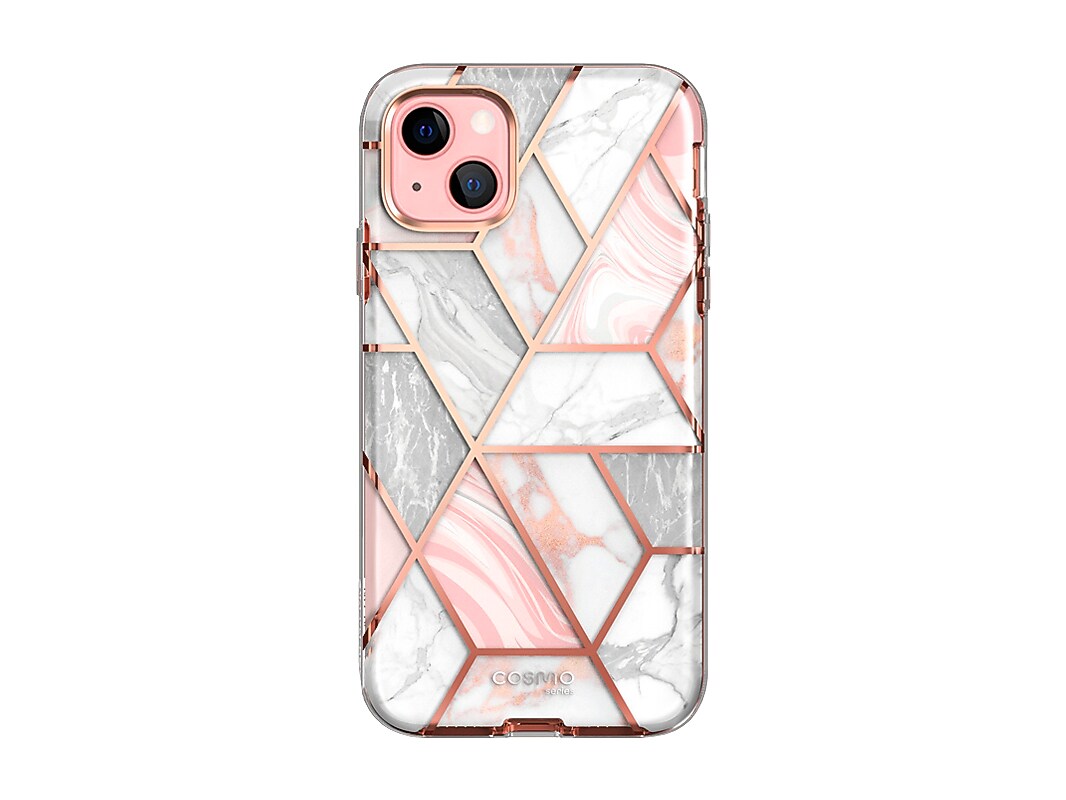 i-Blason Cosmo Marble Pink Snap Case for iPhone 13 mini (iPhone2021-5.4-Cosmo-SP-Marble)