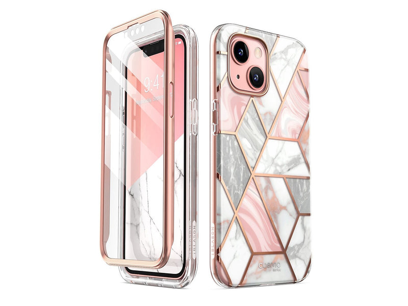 i-Blason Cosmo Marble Pink Snap Case for iPhone 13 mini (iPhone2021-5.4-Cosmo-SP-Marble)