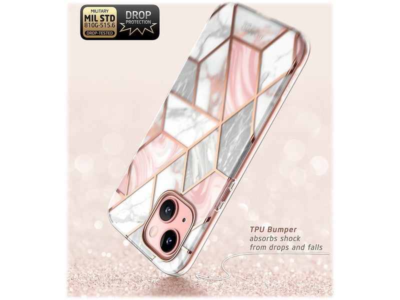 i-Blason Cosmo Marble Pink Snap Case for iPhone 13 mini (iPhone2021-5.4-Cosmo-SP-Marble)