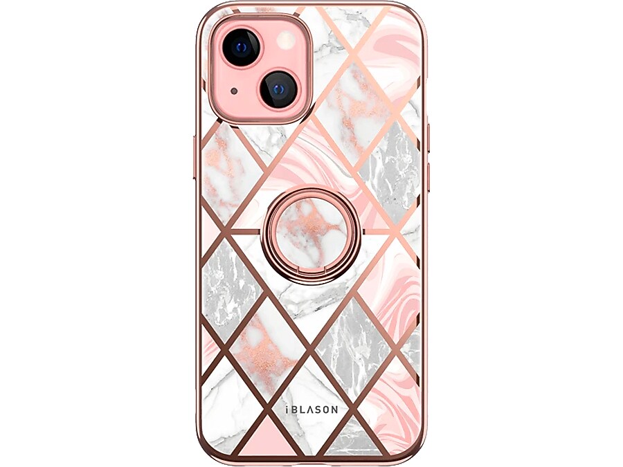 i-Blason Cosmo Marble Pink Snap Case for iPhone 13 (iPhone2021-6.1-CosSnap-Marble)