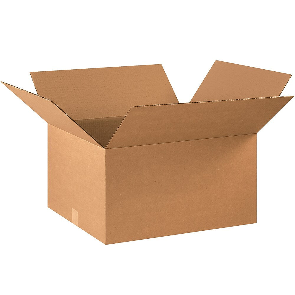 22" x 18" x 12" Corrugated Shipping Boxes, 200#/ECT-32 Mullen Rated Corrugated,15/Pack (221812)