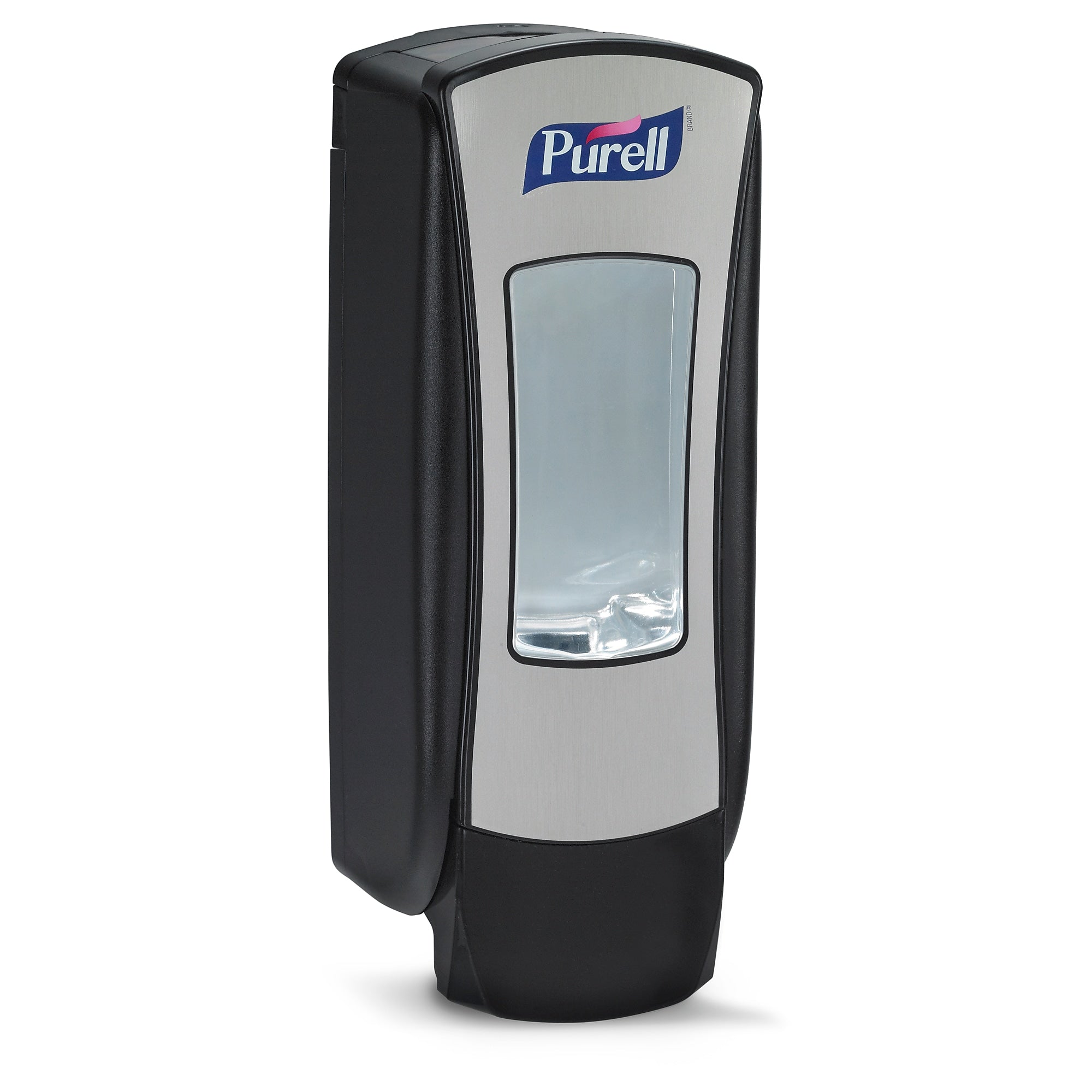 PURELL ADX12 Wall Mounted Hand Sanitizer Dispenser, Black/Brushed Chrome (8828-06)