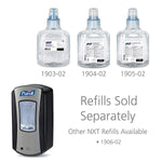 PURELL LTX 12 Automatic Wall Mounted Hand Sanitizer Dispenser, Chrome/Black (1928-04)