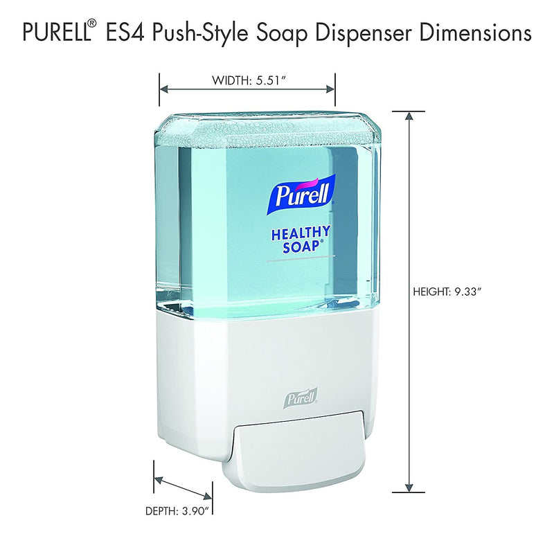 PURELL HEALTHY SOAP ES4 Wall Mounted Hand Soap Dispenser, White (5030-01)