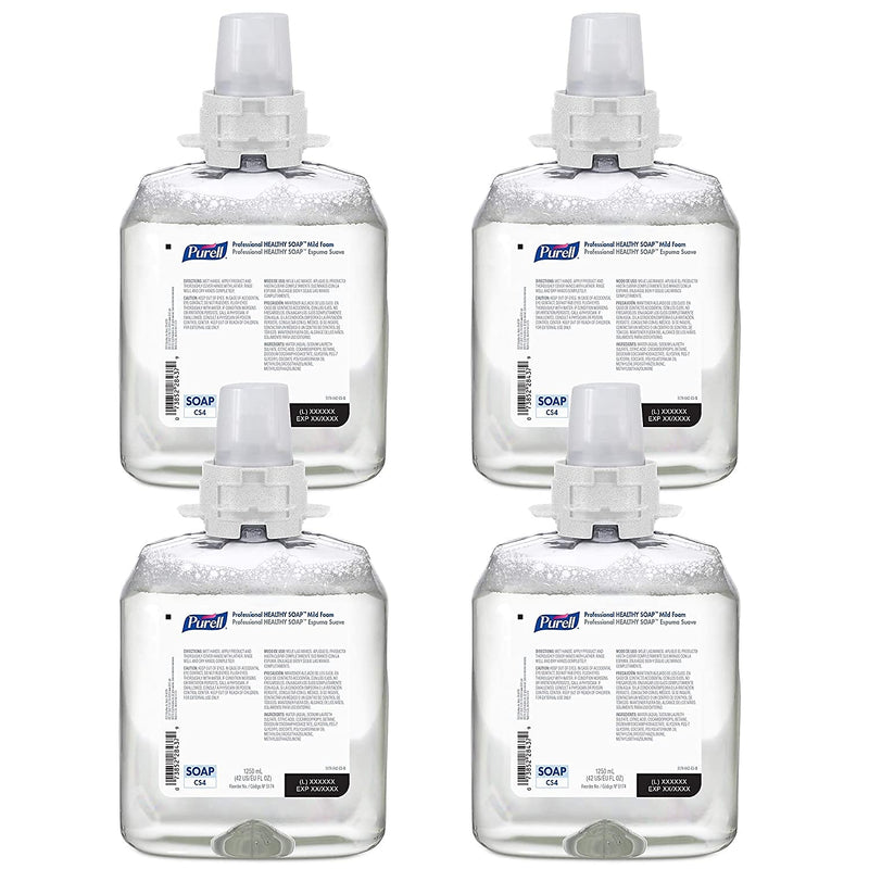 PURELL HEALTHY SOAP Foaming Hand Soap Refill for CS4 Dispenser, 1250 ml., 4/Carton (5174-04)