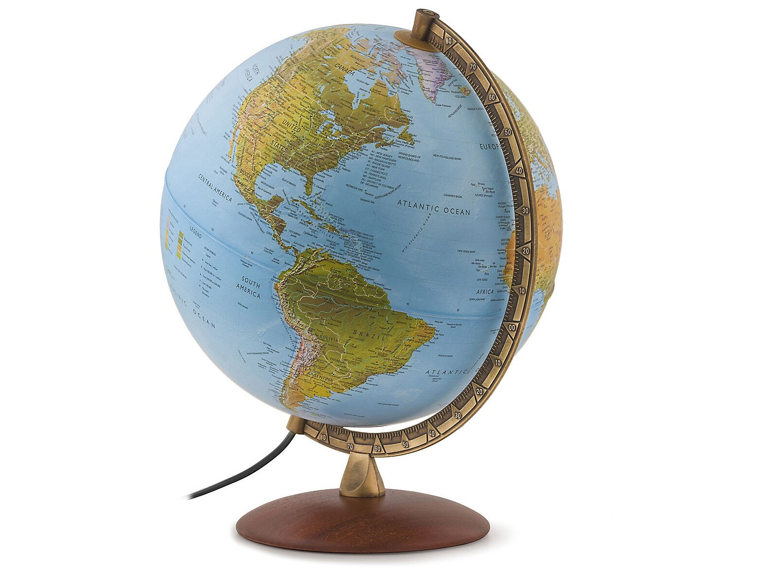 WaypointGeographic Lugano 12" Illuminated Globe (WP21101)