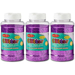 CLI Creative Arts Glitter, 1 lb. Bottle, Purple, Pack of 3 (CHL41160-3)
