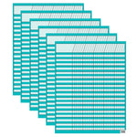 Creative Teaching Press Turquoise Incentive Chart, 17" x 22", Pack of 6 (CTP5105-6)