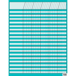 Creative Teaching Press Turquoise Incentive Chart, 17" x 22", Pack of 6 (CTP5105-6)