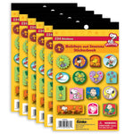 Eureka Peanuts Seasons and Holidays Sticker Book, Pack of 6 (EU-609692-6)